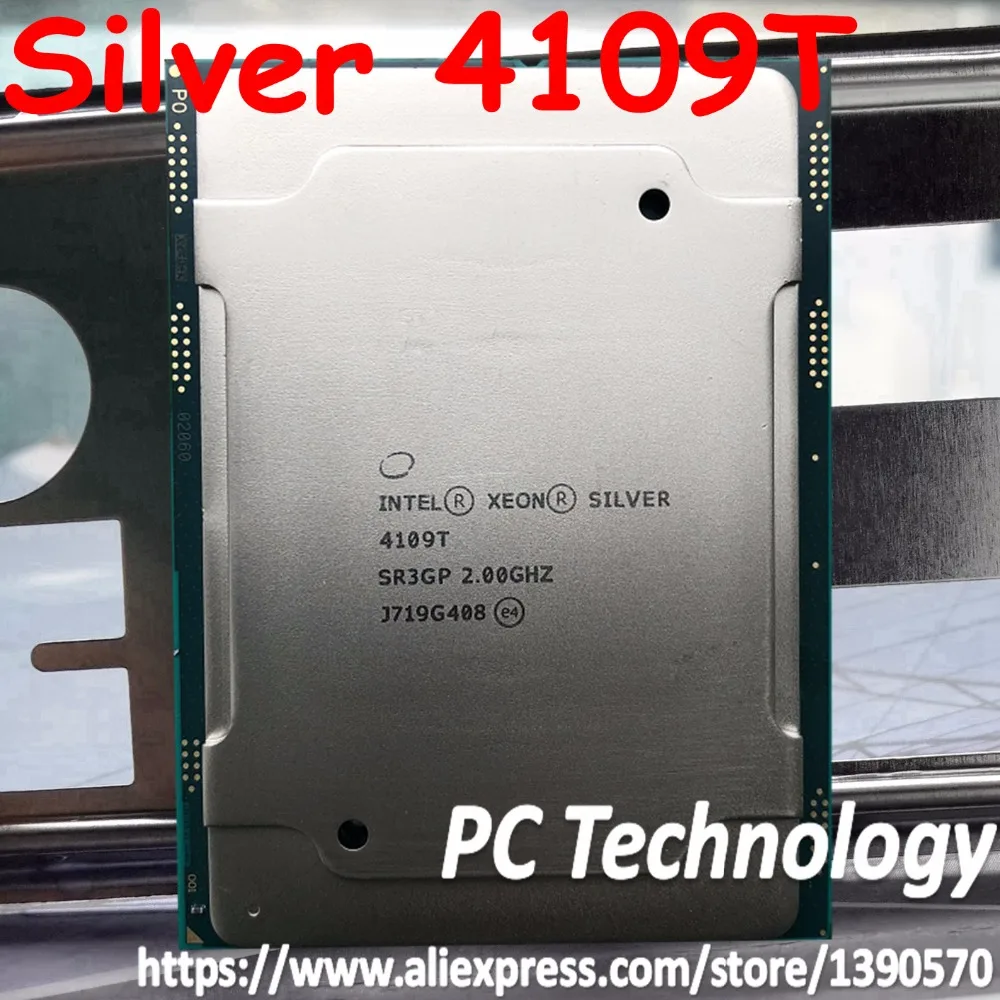 Original Intel Xeon Argint 4109T SR3GP Silver4109T Procesor 11M Cache, 2.00 GHz cu 8 nuclee 70W LGA3647 CPU transport gratuit
