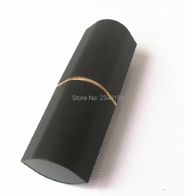 12.1 mm DIY Gol Tubul de Ruj Nou Mată Aur Negru Balsam de Buze Recipient de Plastic, ambalaje Cosmetice Sticla 40pcs/Lot