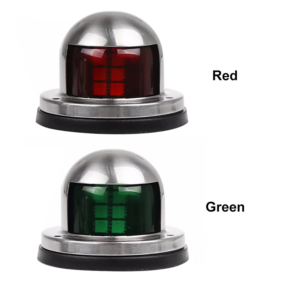 12V din oțel inoxidabil roșu LED-ul verde lumini de navigație marine indicator lumina reflectoarelor yacht navigare ușoară