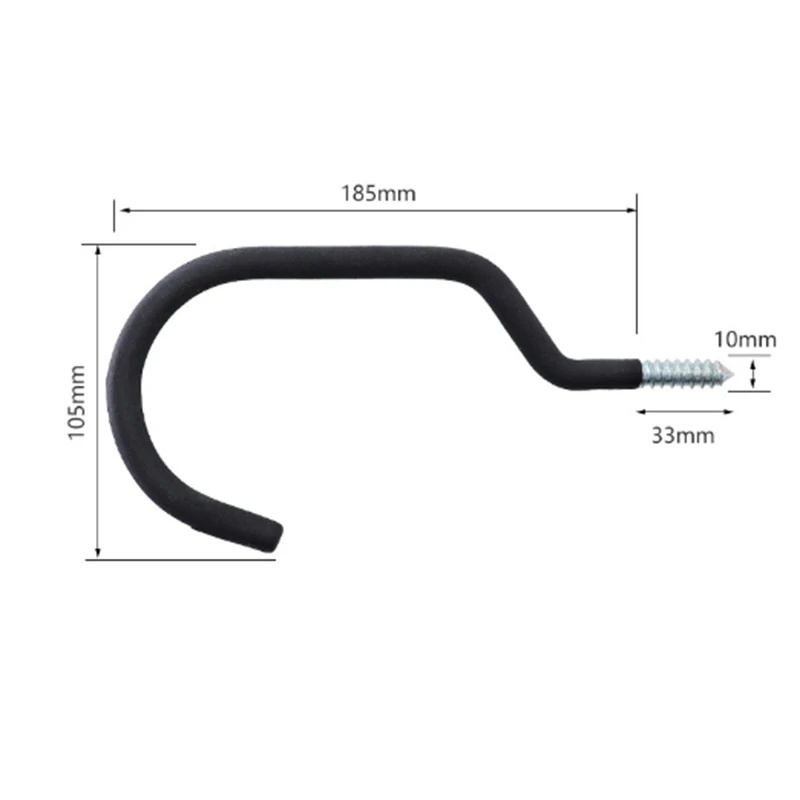 2 BUC Biciclete Cârlig de Perete Instrument Cârlig de Depozitare Instrument Cârlig Grădină Cârlig Potrivit pentru Toate Tipurile de Draperii de Perete/Plafoane