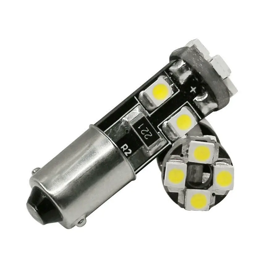 2 BUC T4W Ba9s Bec LED-uri Super-Luminoase Canbus fara Eroare de Parcare Lumini Sursa Auto Lectură Interior Dome Lămpi Albe