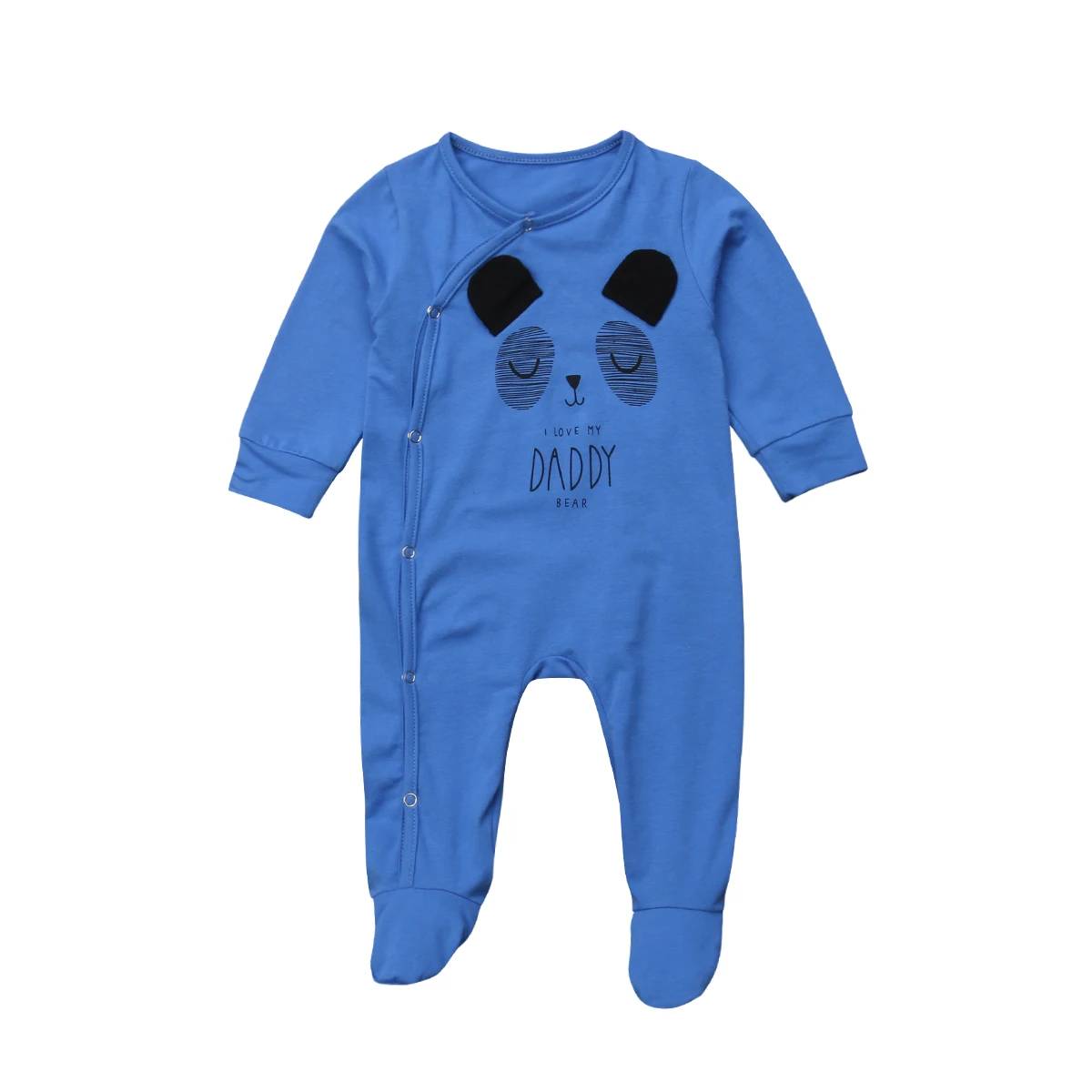 2019 Copil Drăguț Copil Fată de Îmbrăcăminte pentru Băieți Tati Mami Sleepwear Homewear Pijama Maneci Lungi Vladan Cald Haine Drăguț Copil 0-18M