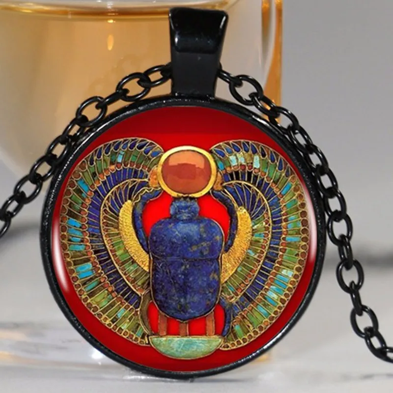 2020 Moda Scarabeu Egiptean Colier, egiptul antic bijuterii Egipt colier Egiptean de bijuterii Pentru Femei,3colors pentru alegerea