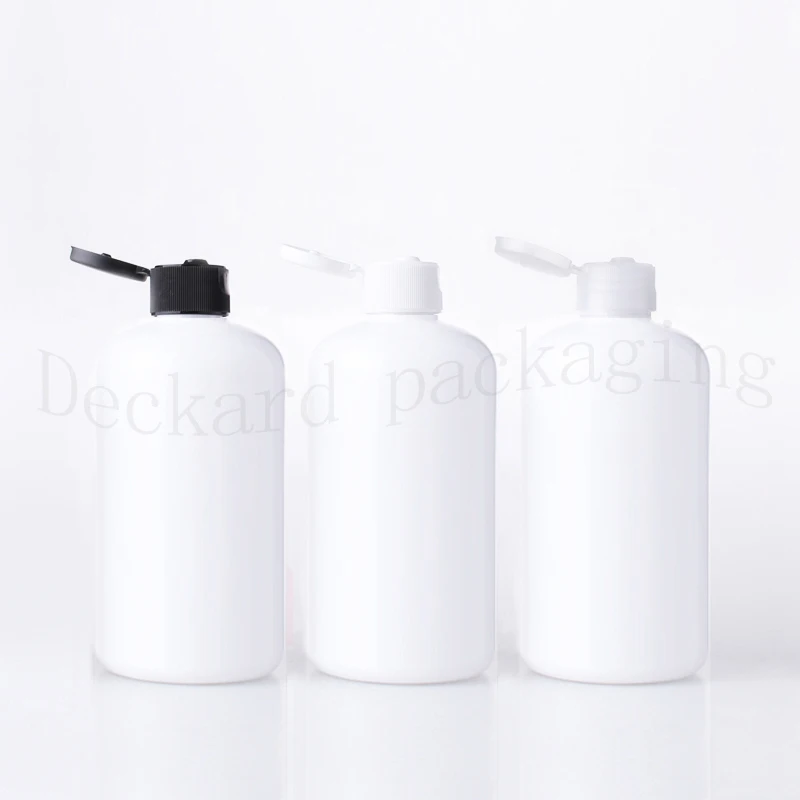 20buc 250ml alb gol containere cosmetice, sticle cu capace flip,250cc reîncărcabile sticla PET pentru ambalare produse cosmetice
