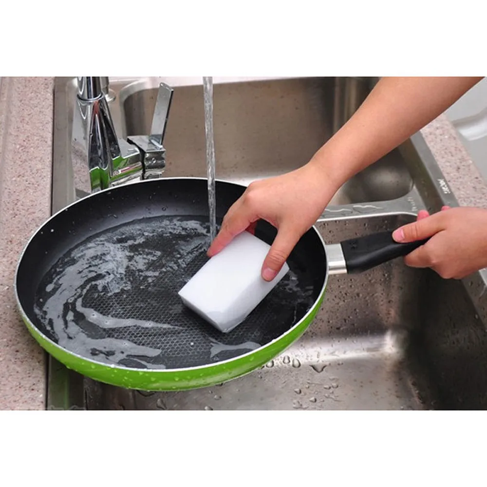 20buc Bureți de Curățare Spumă de Melamină Burete Burete Magic Eraser Melaminat detergent pentru Bucătărie, Birou, Baie Dropship#50