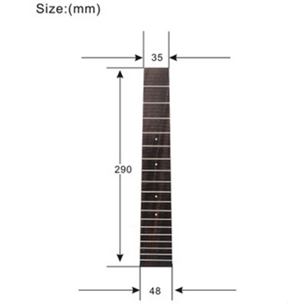 26 Inch Ukulele Tenor Chitara Hawaiian Grif Rosewood Fingerboard Freturi 18 FretsRosewood Potrivit Pentru 26 inch Ukulele tenor