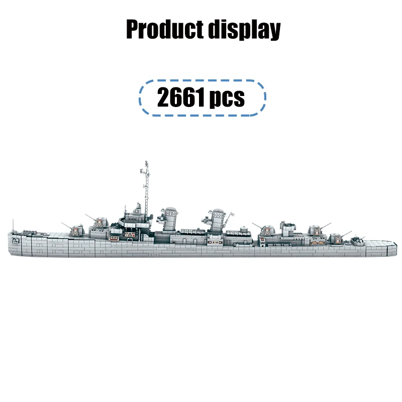 2661Pcs City Mini 3D Navă de război Barca Blocuri Creator Militare Technic Nava de Croaziera Model Cărămizi Educație Jucarii pentru Copii