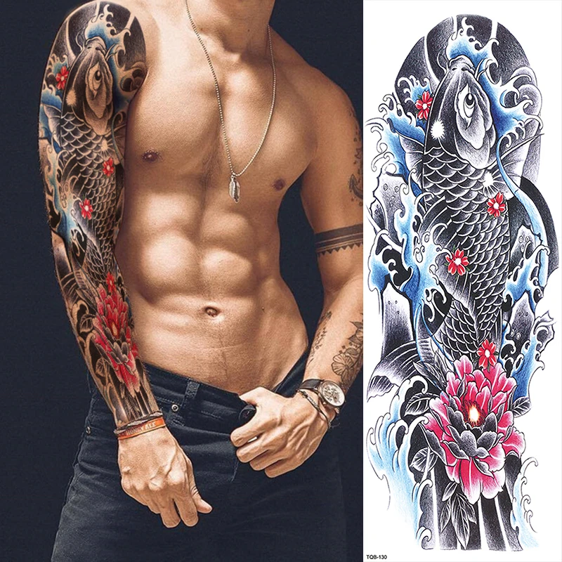 3 buc/lot Tatuaj Temporar Autocolant Pentru Barbati Femei 3D Fals rezistent la apa Tatuaje deochi Realist Craniu Floare Trandafir Body Art