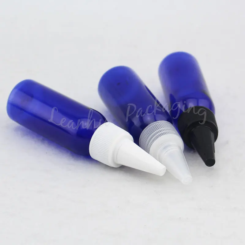 30ml de Plastic Albastru Subliniat Gura Sticla, 30CC Reîncărcabile Șampon Machiaj Sticla de Apa, Lotiune Crema de Sticla Mini-Recipiente pentru mostre