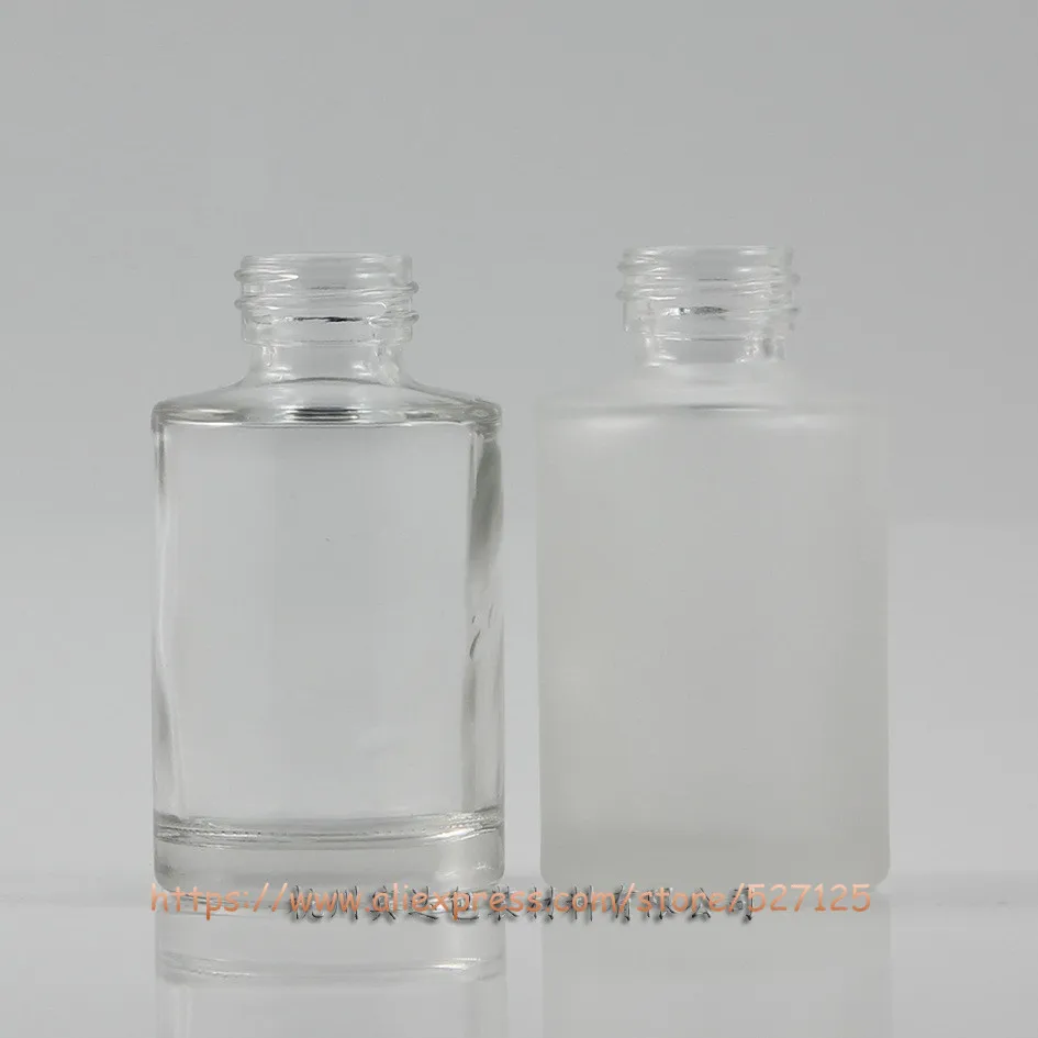 30ml Multe culori flacon de sticlă cu pompa neagra/pulverizator,pentru lotiune/parfumuri/esențial oli/crema/tratament facial recipient de apă