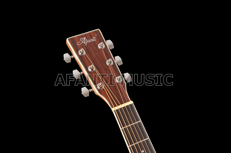 41 inch Acustice/ Masiv de Paulownia top / Sapele laterale și spate/ AFANTI chitara Acustica (AFA-900)