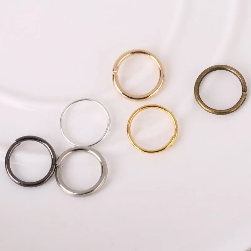 500pcs0.7mm inel închis inel deschis deschis sari inel și split manual diy bijuterii inel catarama inel bijuterii accesorii găsit