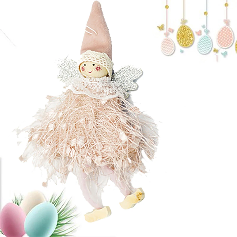 5pcs/set Înger de Crăciun Păpușă Jucărie pe Pomul de Crăciun Agățat Ornamente de Pom Pandantive Decor Pentru Casa Decor de Crăciun