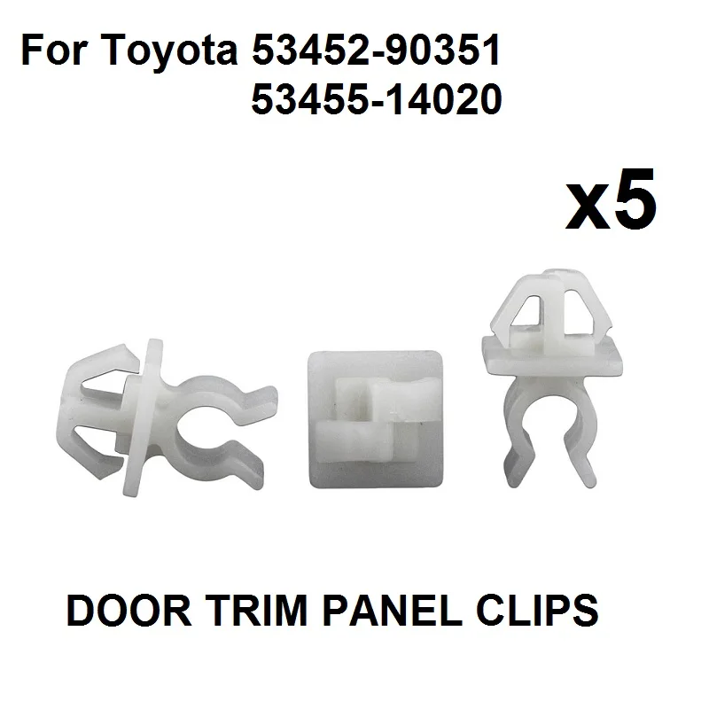 5x Capota Sta Cleme de Fixare pentru tija de Susținere Rod - Pentru Toyota LandCruiser & Hilux 53452-90351