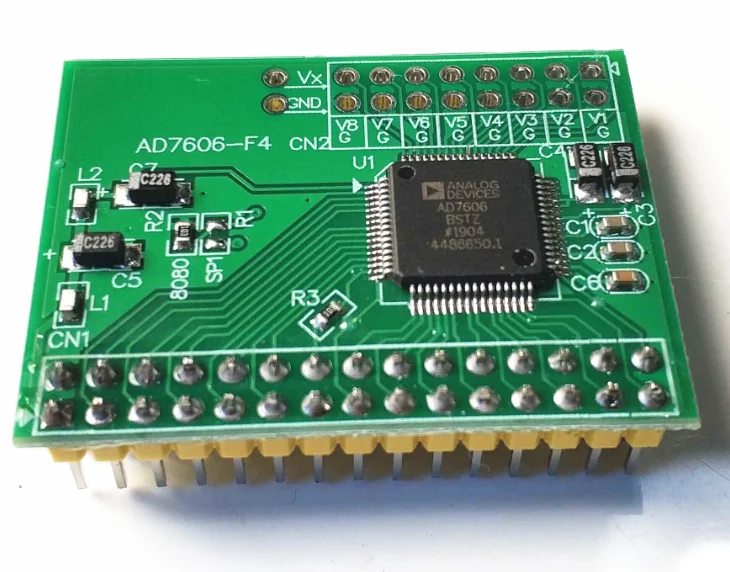 AD7606 modul de achiziție de date de 16 biți ADC 8-canal sincron frecvența de eșantionare 200KHz