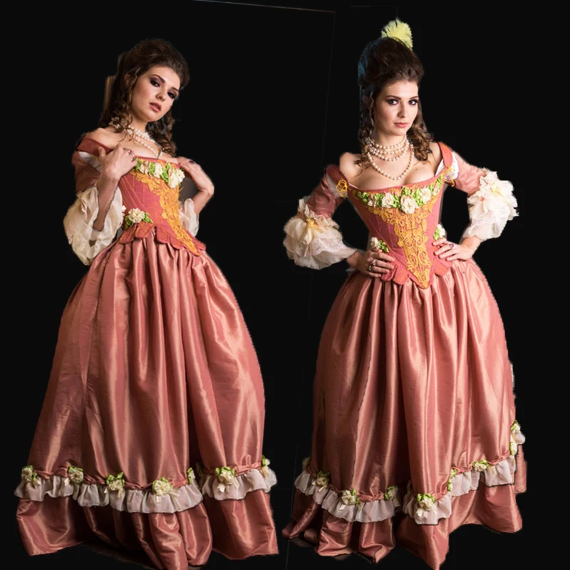 Adaptate!NOI Regal 18-Lea francez Ducesa Retro medieval, Renascentist Reconstituire Teatrul de război Civil rochie Victoriană HL-308