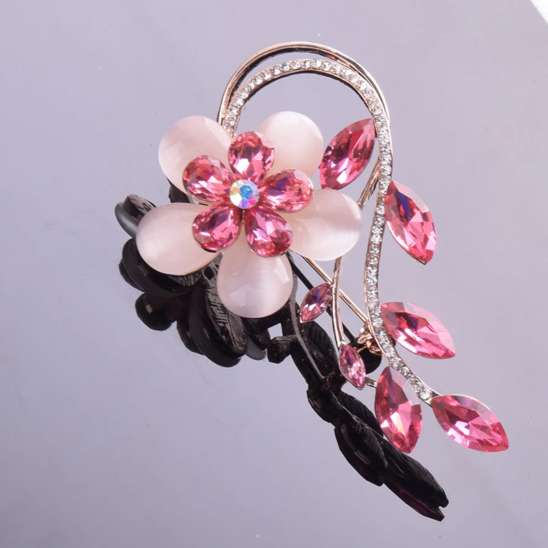 AHYONNIEX 1 BUC moda versiunea coreeană a rafinat floare de cristal broșă straturi insigna pentru Eleganta femei haine decoratiuni