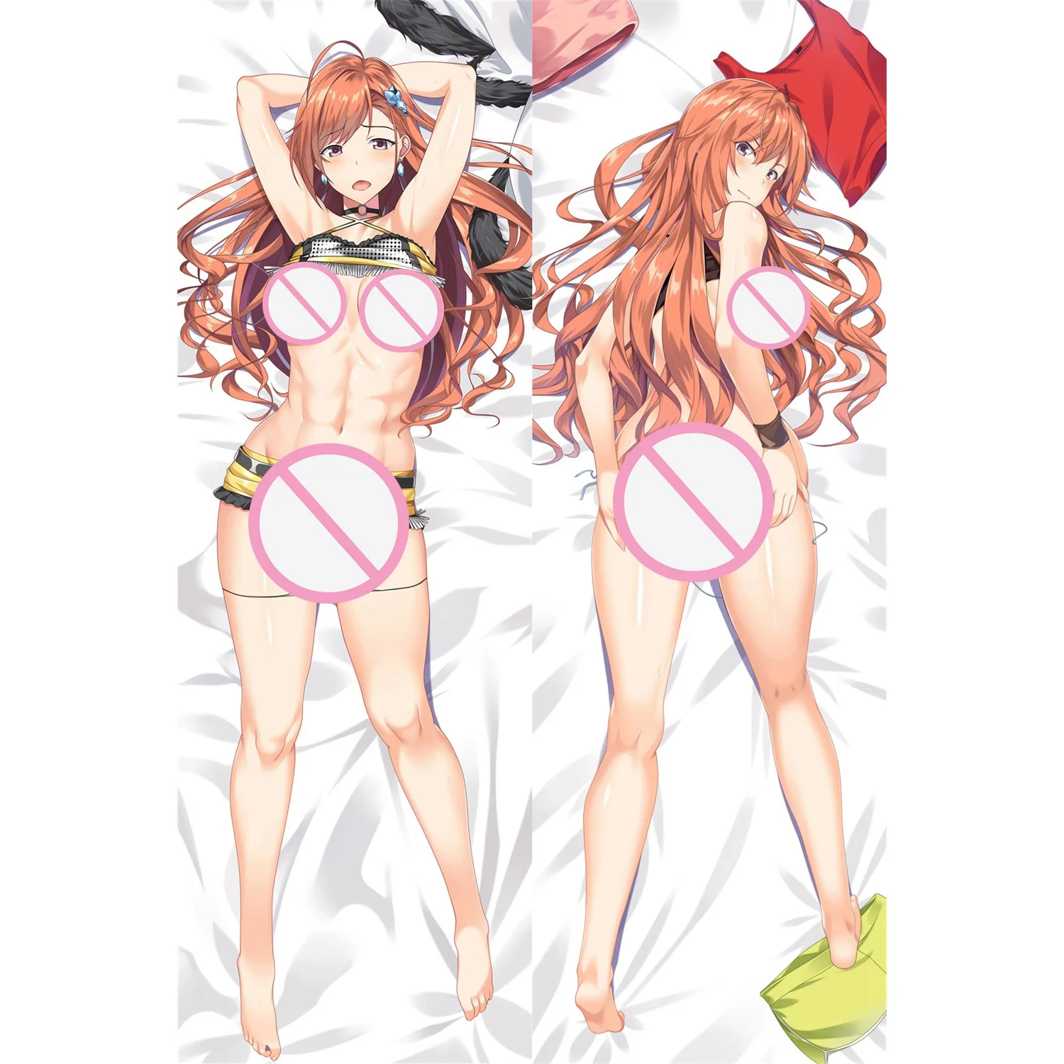 Anime Dakimakura 2Way De Idolmaster Natsuha Arisuga 160x50cm Waifu Idol Japonez Fata Sexy Corp Îmbrățișând Perna Acoperi Caz OTAKU