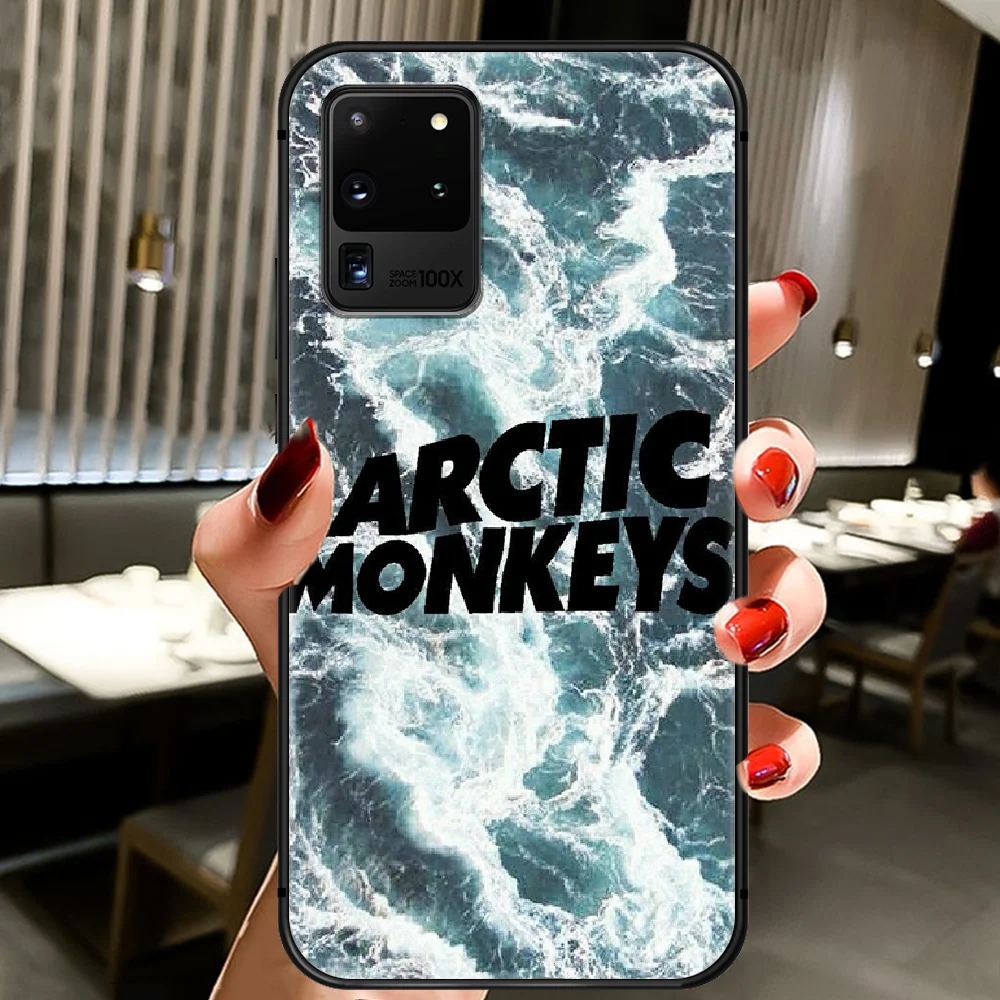 Arctic Monkeys Telefon Special Cazul Acopere Coca Pentru Samsung Galaxy S 6 7 8 9 10 e 20 de Marginea Uitra Nota 8 9 10 Plus negru Coque