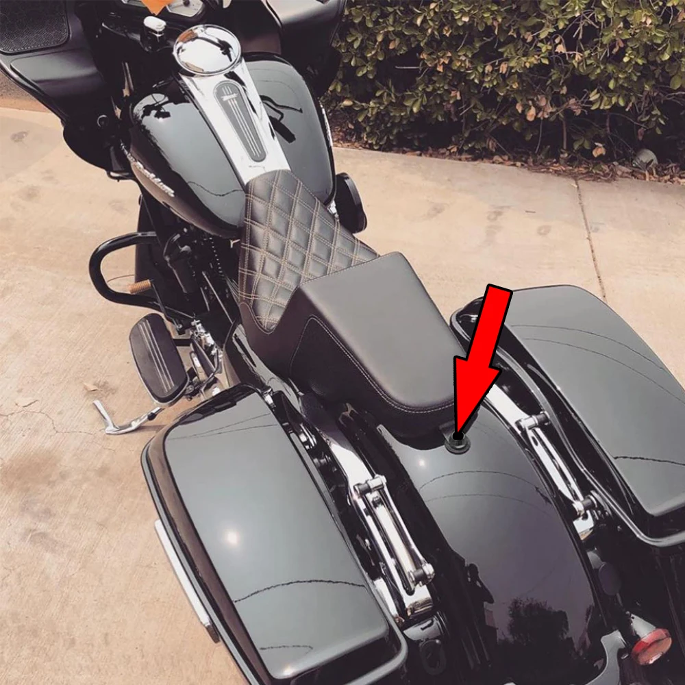 Aripa Spate Scaun Pasager Șurub Șurub Piuliță Buton Capac Pentru 1996-2020 Harley Davidson