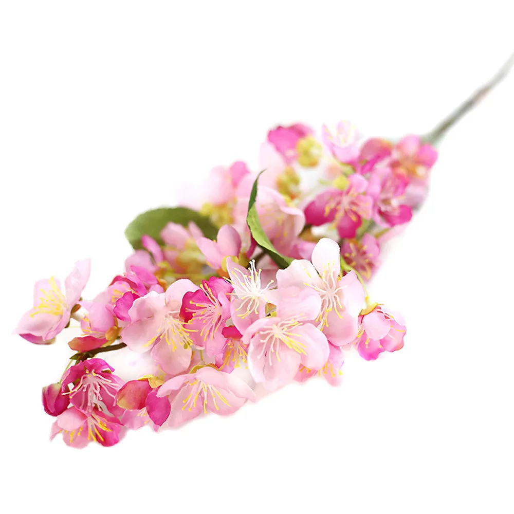 Artificială De Înaltă Calitate Flori Frunze Flori De Cires Floral Buchet De Mireasa Fierbinte Decor Petrecere Noua Fleurs Artificielles