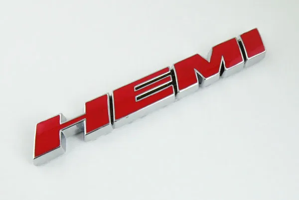 Auto 3D masina de Metal Rosie pentru Challenger HEMI Charger Emblema, Insigna Autocolant