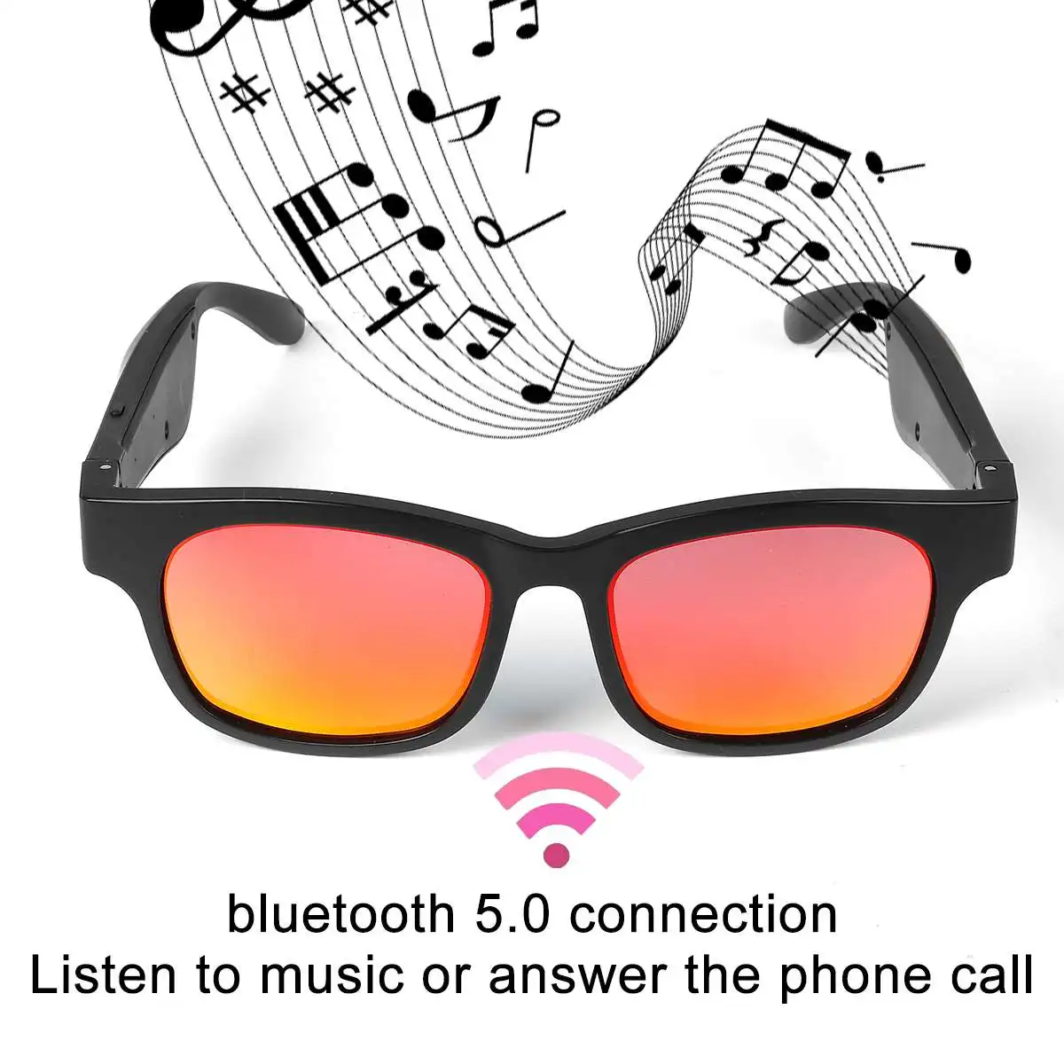 Bluetooth 5.0 3IN1 Polarizat Ochelari Inteligente Căști Sport ochelari de Soare IPX7 Cască Căști Boxe cu microfon de Conducere de Sticlă Soare