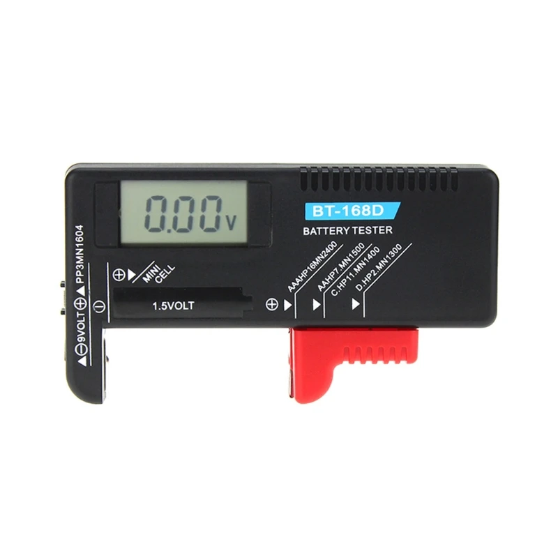 BT168D Digital Capacitate Baterie Tester LCD de 9V AA 1.5 V AAA Cell C D Baterii Battery Tester