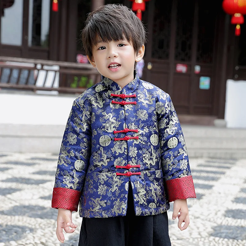 Băieții Straturi Rochie Chineză Costum Tang