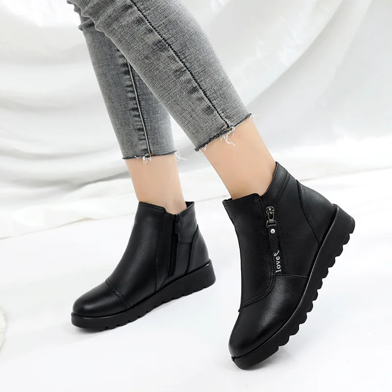 Clasic moda femei cizme de zapada doamnelor Cizme pentru Femei de moda Cald Creșterea femeie pantofi de iarna pentru femei de mari dimensiuni