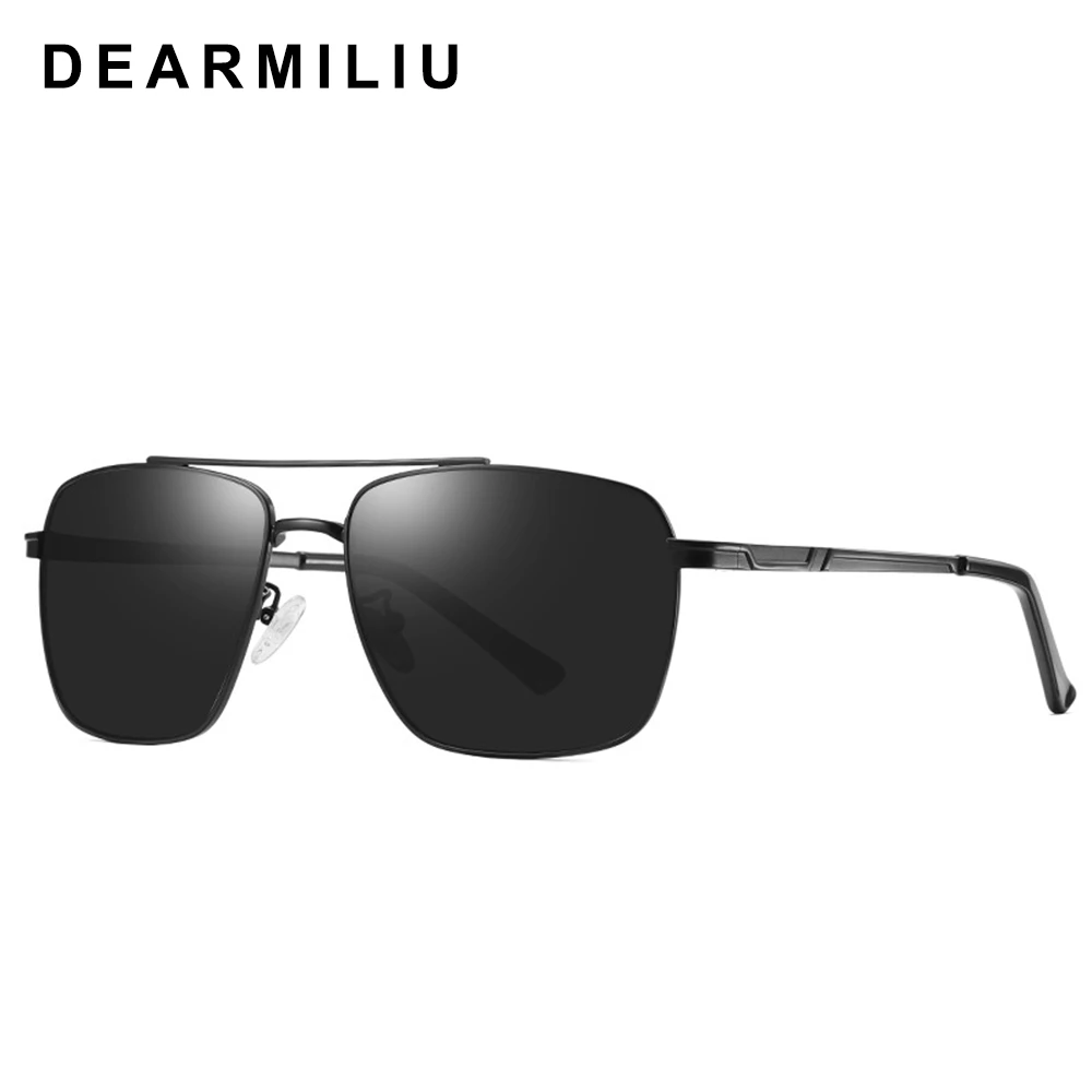 DEARMILIU Design Bărbați ochelari de Soare Polarizat Femei Conducere Cadru Pătrat de Moda Oglindă Ochelari de Soare Ochelari de cal Gafas De Sol Pentru Bărbați