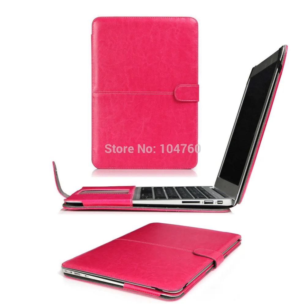 Din Piele Premium Smart Toc de Protecție Maneca geanta Caz Acoperire pentru MacBook Air Pro Retina 11.6 12 13.3 15.4 Inch macbook caz