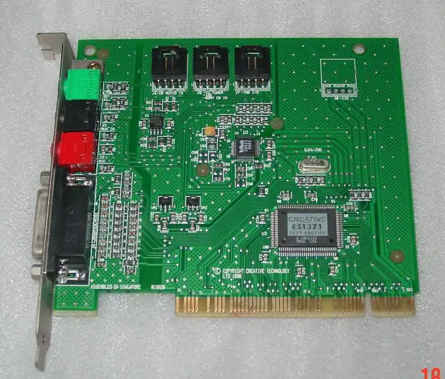 ES1370 placa de sunet placa de baza PCI interface