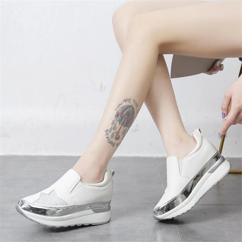 Femei Pantofi Adidași Casual Moda Doamnelor de sex Feminin Mocasini Brand de Lux, Designeri de Pantofi pentru Femei Pene Platforma Adidasi