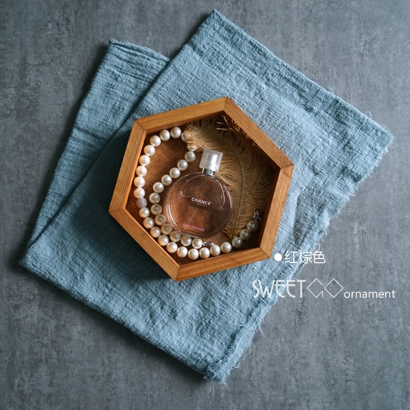 Hexagon de Lemn farfurie de servire bucătărie tava Nunta desert tort tava Cosmetice de depozitare tăvi pentru acasă decorare masă MTP011