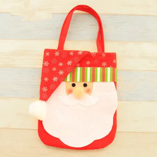 Hot Mos Craciun Merry Christmas Candy Bag Elan Om De Zăpadă Trata De Buzunar Cadou Titularul Acasă Petrecere De Craciun Decor De Crăciun Cadou