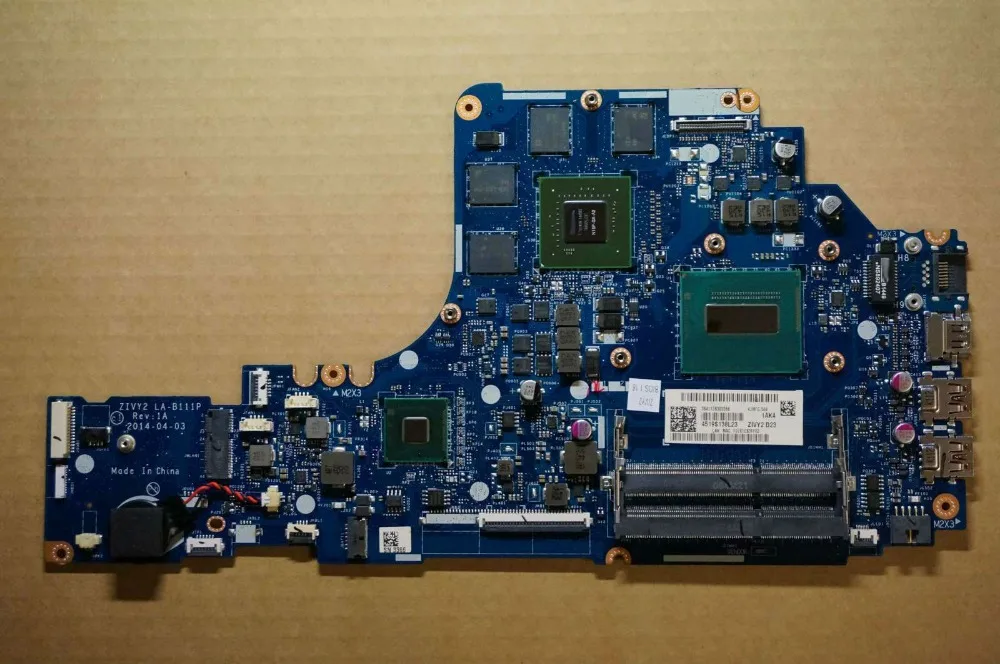 I7-4710 CPU GTX860M 4GB ZIVY2 LA-B111P placa de baza pentru Lenovo Y50-70 placa de baza, Transport Gratuit