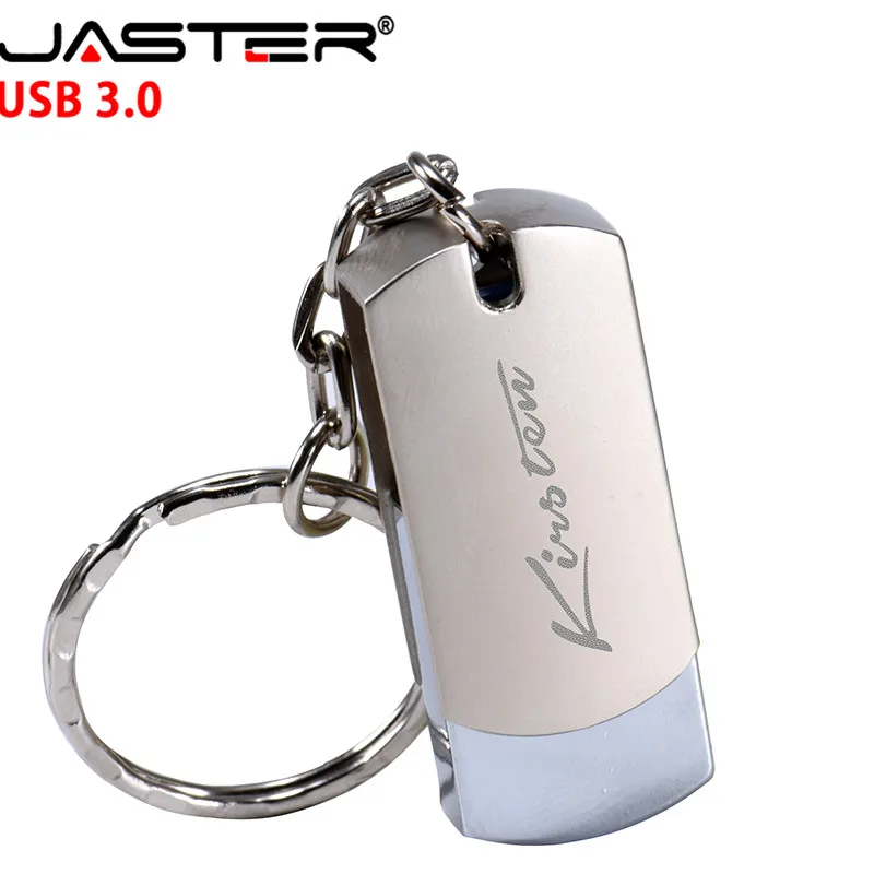 JASTER laser personalizate de metal flip USB 3.0 stick de memorie usb flash drive 64GB 128GB 16GB 32GB 4GB pendrive (mai mult de 10 gratuit logo-uri)