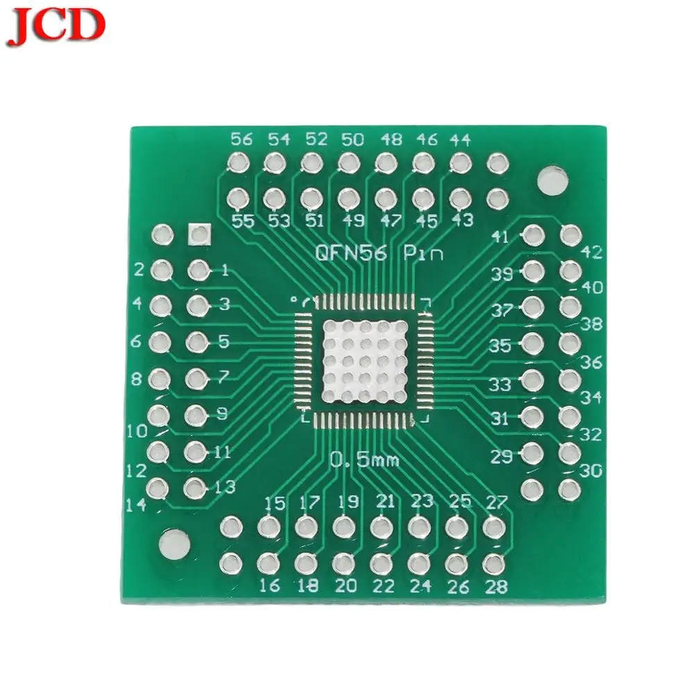 JCD Nou Soclu adaptor / Adaptor placa PCB QFP64 QFN64 transforma DIP64 0,5 MM 0,8 MM IC Soclu adaptor / Adaptor placa PCB