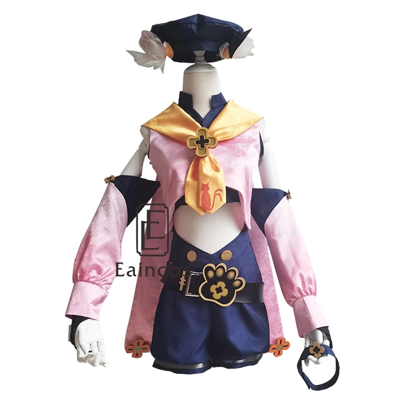 Joc Genshin Cosplay Impact Diona Cosplay Costum Peruci Anime Costume Halloween Femei Personaliza Rochie Uniformă