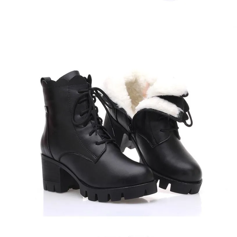 JX830 Designer de cizme femei Ține de Cald Piele naturala cu toc de lână garnitură de piele de Oaie cizme de Zapada erkek bot zapatos de mujer
