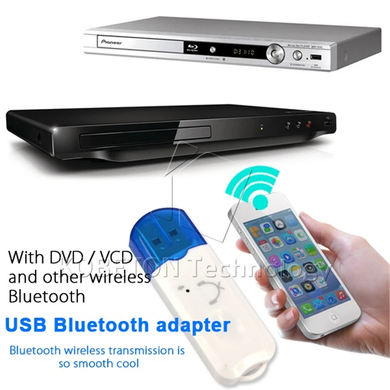 Kebidu USB Bluetooth V2.1 Receptor Audio Muzica Adaptor Wireless Dongle pentru Difuzor pentru iPhone pentru Samsung