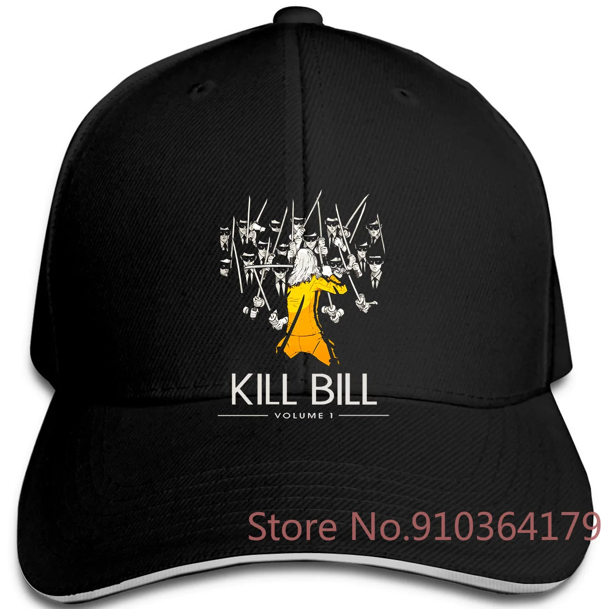 Kill Bill Vol 1 De Quentin Tarantino, Uma Thur Mamba Negru Film reglabil sepci de Baseball Capac Bărbați Femei