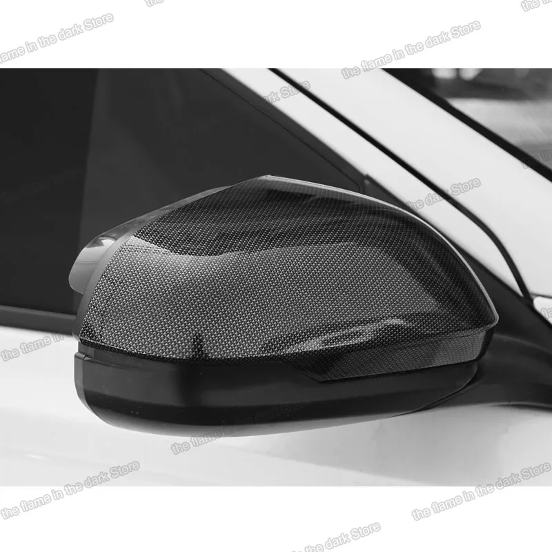 Lsrtw2017 fibra de carbon abs oglinda auto acoperi ornamente decor pentru honda hrv 2016 2017 2018 2019 2020 2021 vezel accesorii