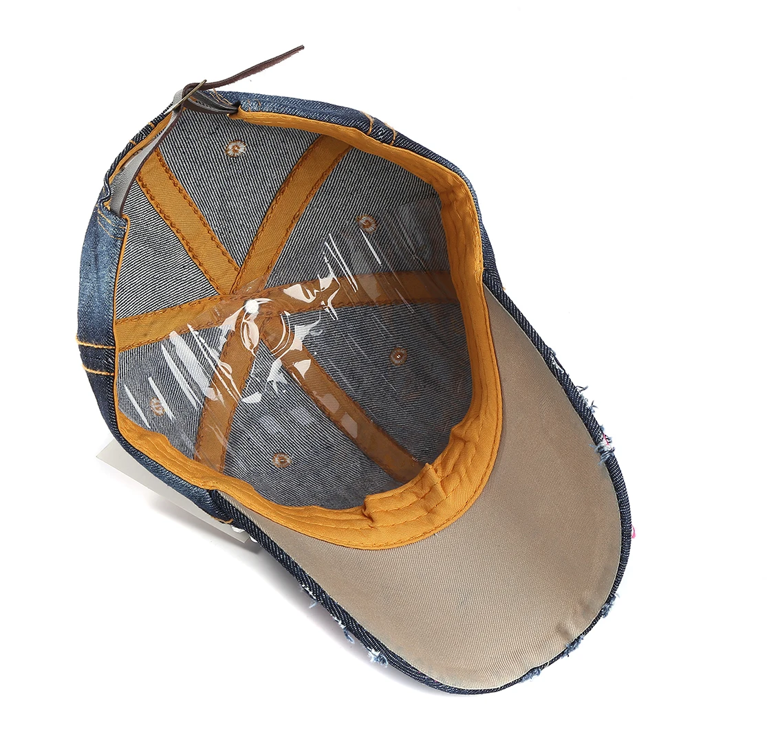 LVTZJ Nouă Primăvară Vintage Denim Capac Șapcă de Baseball Snapback Hat Vara Capac Hip Hop Solid Cap Pălării Pentru Bărbați, Femei Slefuire Multicolor