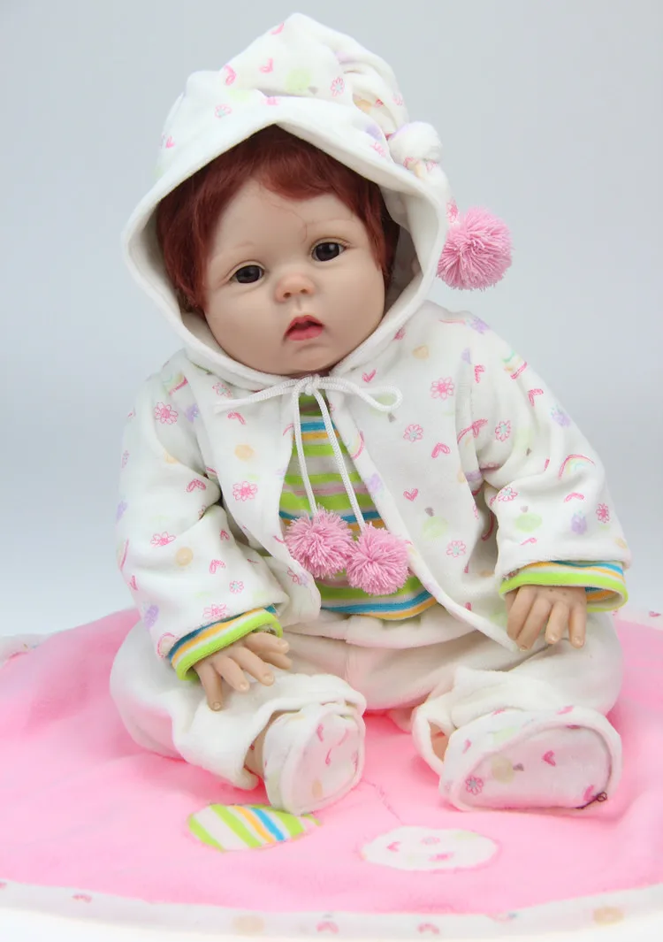 Manual Renăscut Baby Doll Fata de 55 cm 22