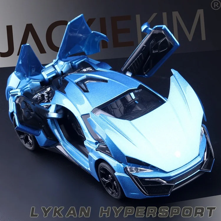 Mare Simulare Rafinat Diecasts & Vehicule de Jucărie: MINIAUTO Styling Auto Lykan Hypersport 1:32 Aliaj turnat sub presiune Model de Masina Mașină de Jucărie