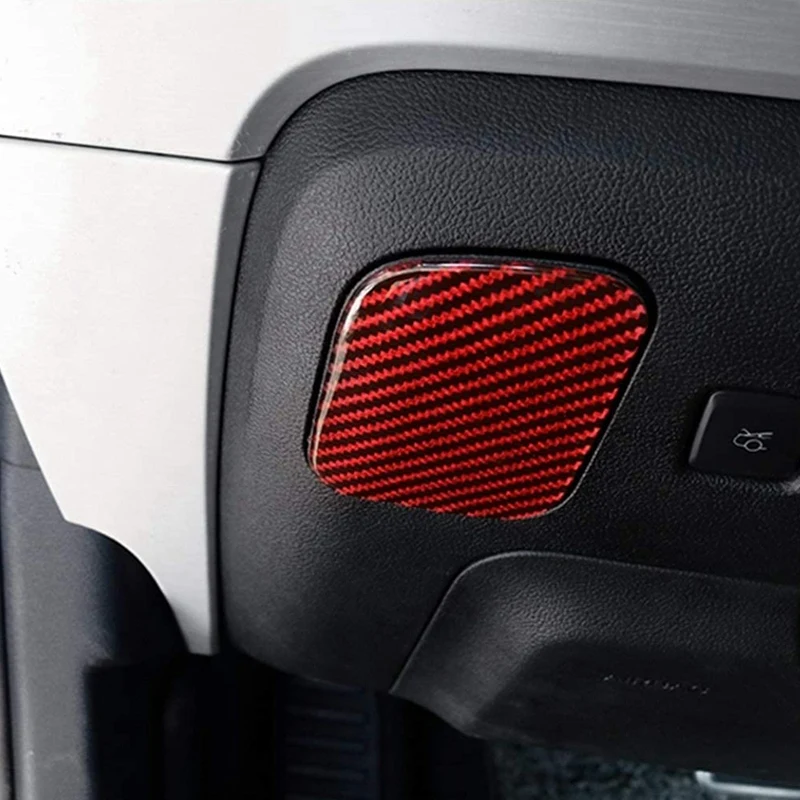Masina Fibra de Carbon Principal Scaun Sofer Cutie Depozitare Decor Autocolant Auto Interior Autocolant pentru Ford Mustang-2019