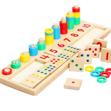 Matematica Jucării de Învățare și Educație jucarii pentru copii Matematica jucarii ogarithmic placa de lux cognitive din lemn jucarii montessori blocuri de lemn
