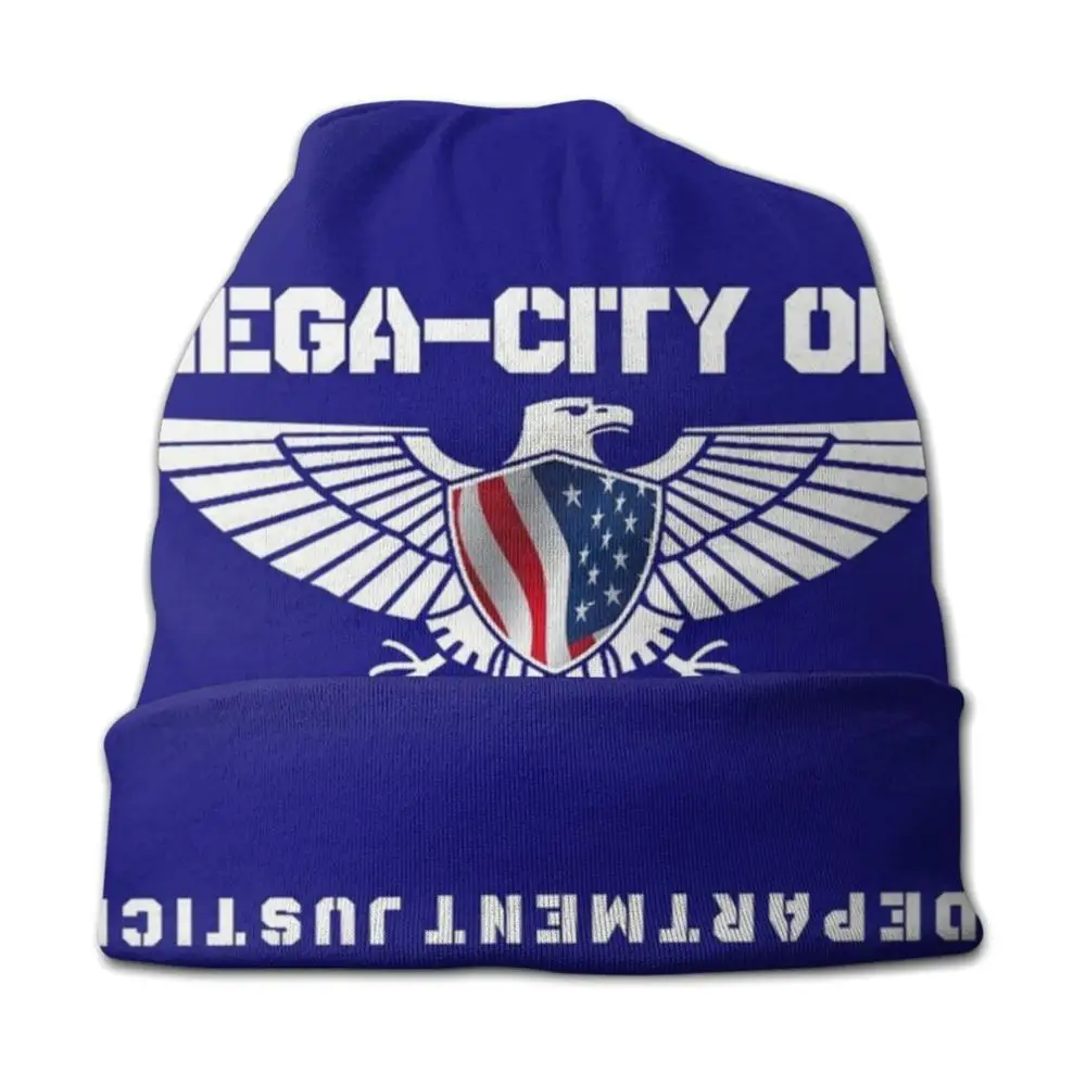 Mega-City One Justiție a Aprobat Personalitate Hip Hop Cap Capace de Pălării Beanie Capota Judecătorul Dredd Mega City One 2000ad Justiție Timbru